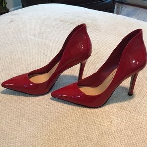 Jessica Simpson Red Patent Leather Heels